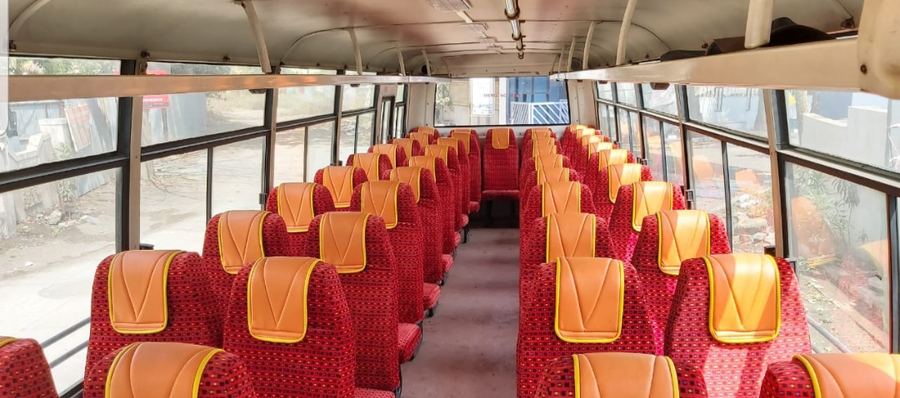 Bus seating interior